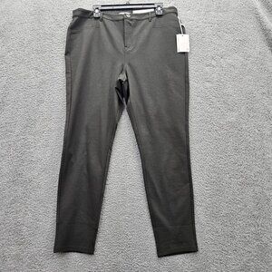 Lauren Conrad Skinny Pants Size 18 Peat Green Mid Rise Stretch Slim Fit